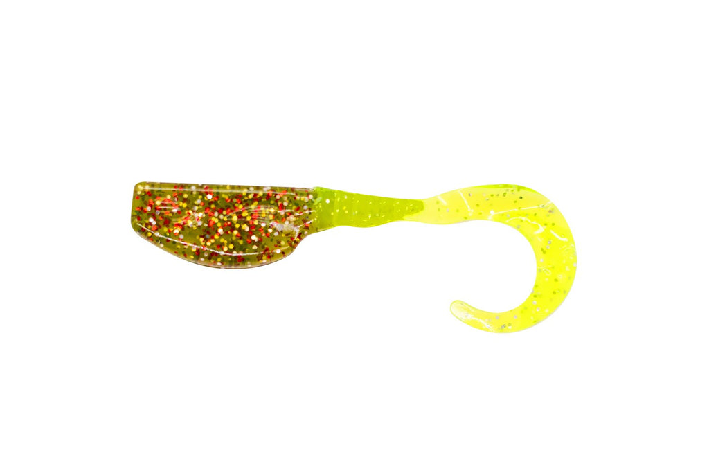 Fin Commander Slab Curly Dude Flash 12 pack of bait