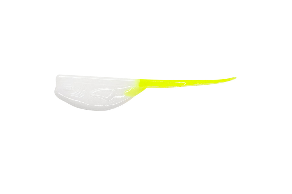 Fin Commander Slab Magnet White/Chartreuse, 8 pc.