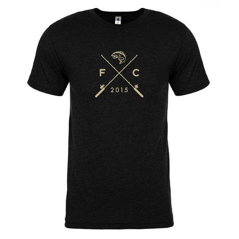 Fin Commander Black Fishing Rod T-Shirt