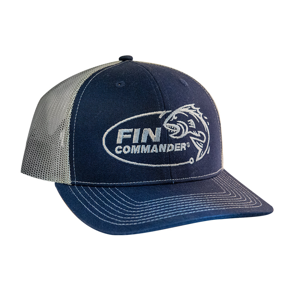 Fin Commander Navy/Charcoal Snapback Hat