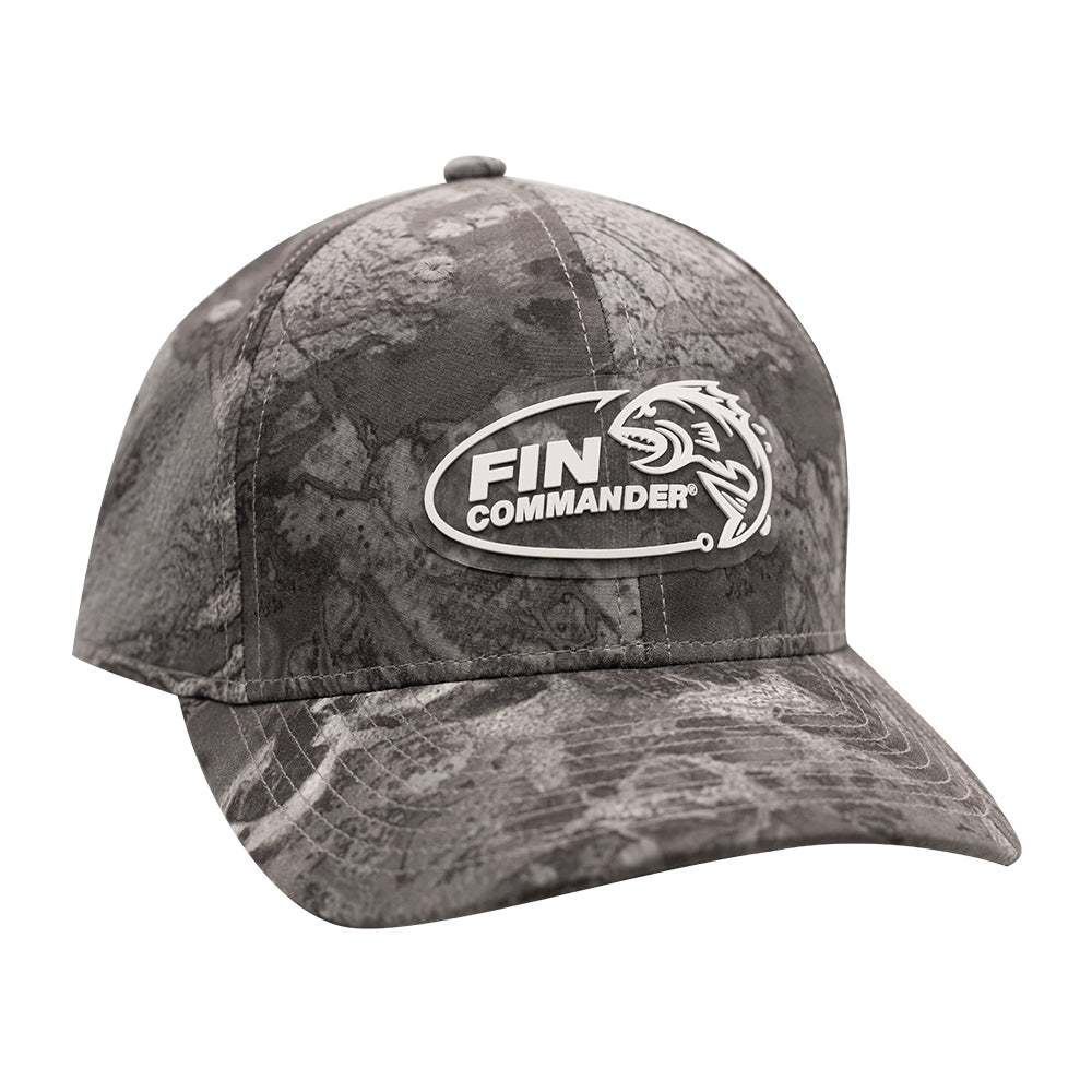 Fin Commander Realtree® Wav3 Grey Logo Hat