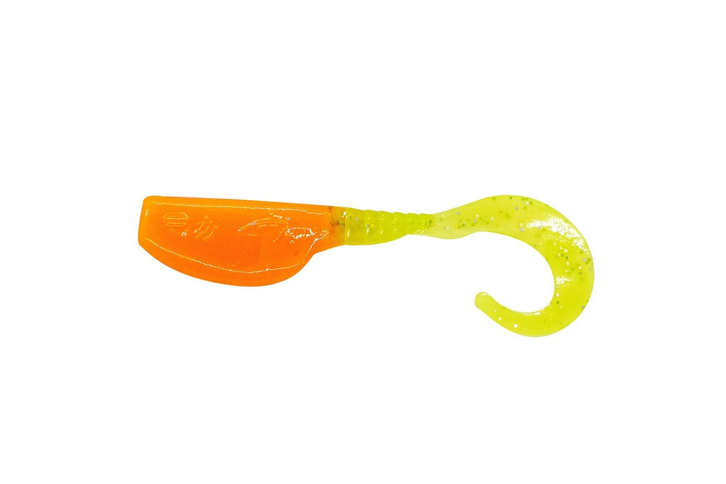 Fin Commander Slab Curly Candy Corn Flash, 12 pack of bait